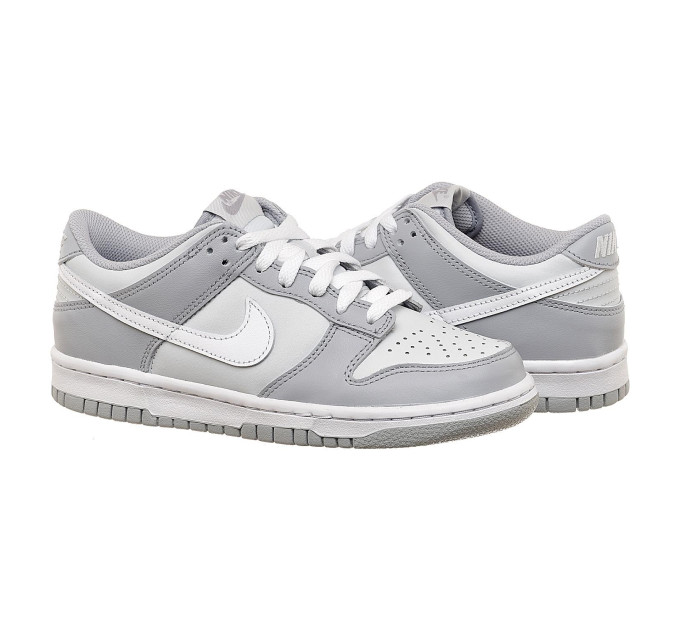 Дитячі Кросівки Nike DUNK LOW Сірий 38 (7dDH9765-001 38)