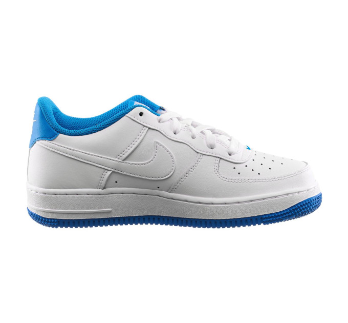 Дитячі Кросівки Nike AIR FORCE 1 ESS Білий Синій 38 (7dDV1331-101 38)