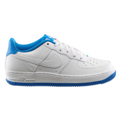 Дитячі Кросівки Nike AIR FORCE 1 ESS Білий Синій 38 (7dDV1331-101 38)
