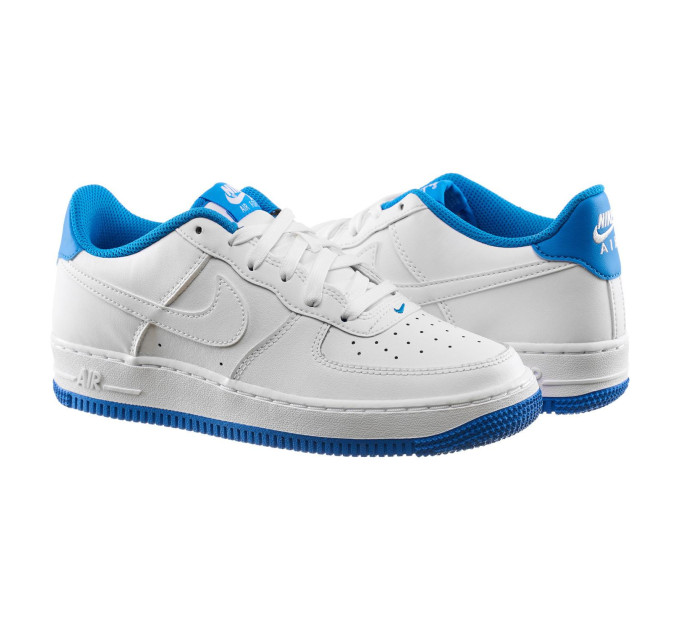Дитячі Кросівки Nike AIR FORCE 1 ESS Білий Синій 38 (7dDV1331-101 38)