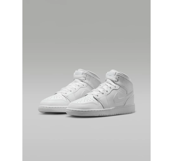 Дитячі Кросівки Nike AIR JORDAN 1 MID Білий 39 (7d554725-136 39)