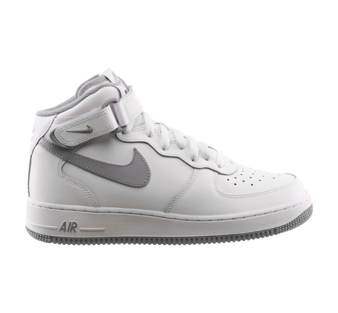 Дитячі Кросівки Nike AIR FORCE 1 MID Білий 37.5 (7dDH2933-101 37.5)