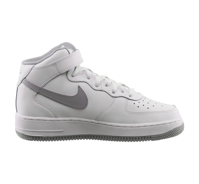 Дитячі Кросівки Nike AIR FORCE 1 MID Білий 37.5 (7dDH2933-101 37.5)