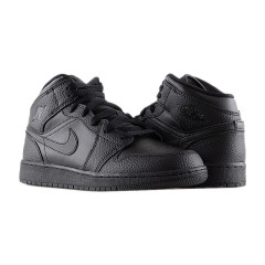 Дитячі Кросівки баскетбольні JORDAN AIR MID BG Чорний 38 (7d554725-091 38)