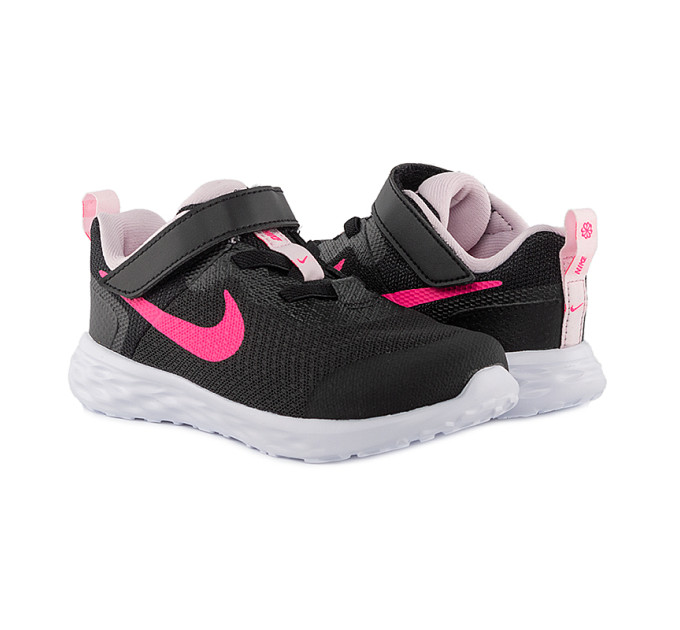 Дитячі Кросівки Nike REVOLUTION 6 NN (TDV) Чорний 22 (DD1094-007 22)