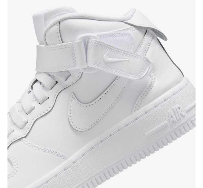 Дитячі Кросівки Nike AIR FORCE 1 MID EASYON Білий 38.5 (7dFN1193-111 38.5)
