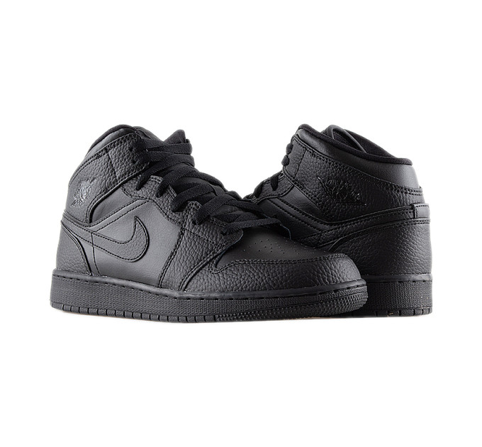 Дитячі Кросівки баскетбольні JORDAN AIR MID BG Чорний 38.5 (7d554725-091 38.5)