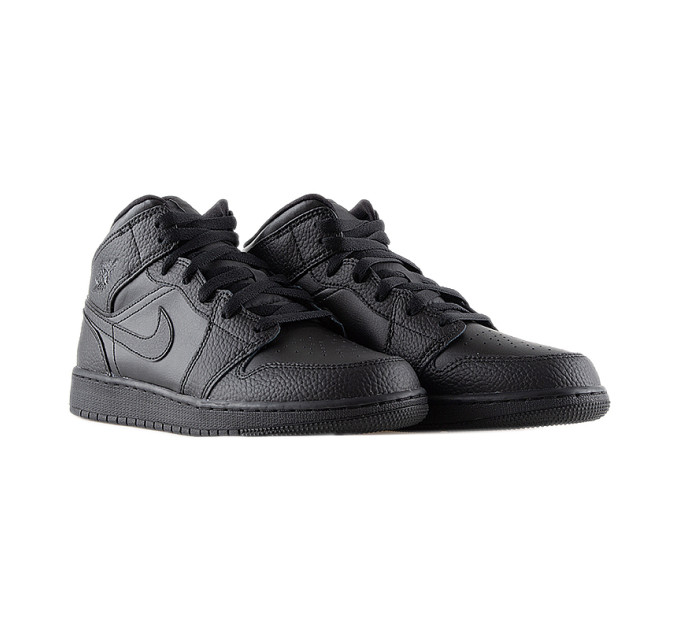 Дитячі Кросівки баскетбольні JORDAN AIR MID BG Чорний 38.5 (7d554725-091 38.5)