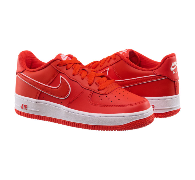 Дитячі Кросівки Nike AIR FORCE 1 Червоний 37.5 (7dDX5805-600 37.5)