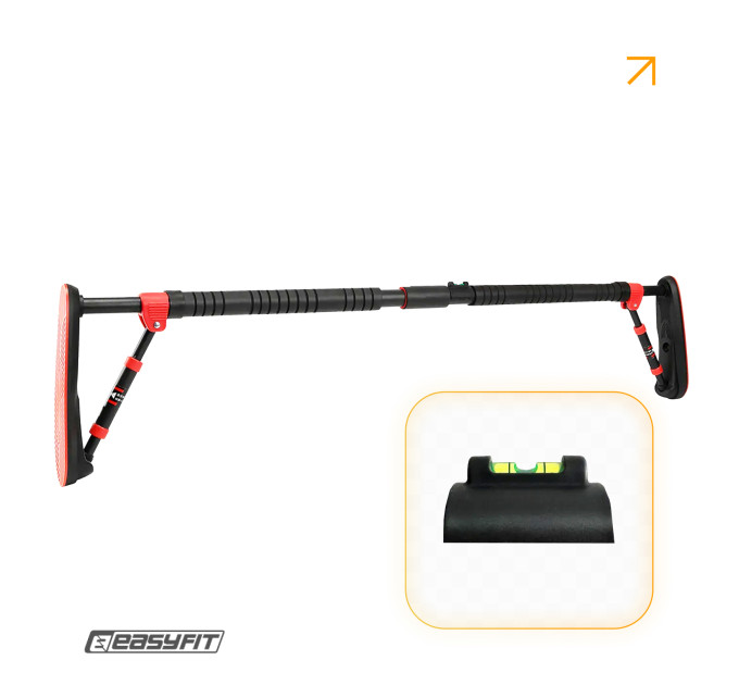 Розсувний розпірний турнік EasyFit PowerBar 130–170 см Розсувний розпірний турнік EasyFit PowerBar 130–170 см