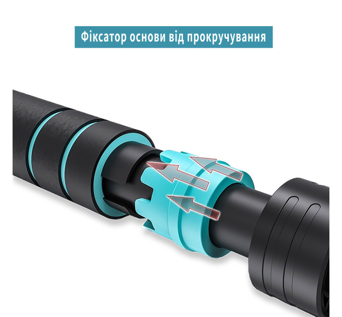 Розсувний розпірний турнік EasyFit BlueGymBar 70-95 см