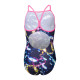 Купальник закритий для дівчат Arena SOAP BUBBLES SWIMSUIT LIGHT DR темно-синій Діт 128 см 008994-890 128 см