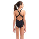 Купальник закритий для дівчат Arena MULTI COLOURS SWIMSUIT V BACK Блакитний, Чорний 140 см (009007-509 140)