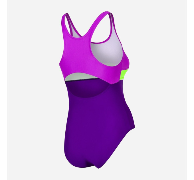 Купальник злитий Aqua Speed EMILY 6514 (367-48) 158 см Фіолетовий/Зелений/Темно-фіолетовий (5908217665140)