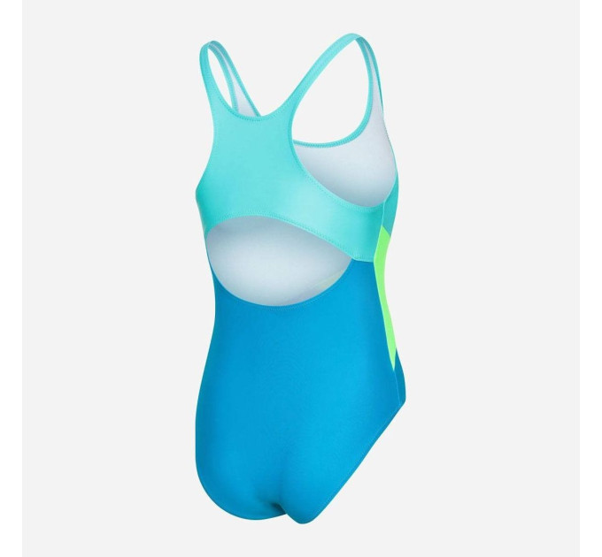 Купальник злитий Aqua Speed Pola 8599 (541-28) 158 см Світло-бірюзовий/Бірюзовий/Салатовий (5908217685995)
