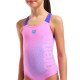 Купальник закритий для дівчат Arena DIM LIGHT SWIMSUIT SWIM PRO BA Рожевий, Фіолетовий 140 см (008104-560 140)