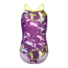Купальник закритий для дівчат Arena SOAP BUBBLES SWIMSUIT LIGHT DR фіолетовий Діт 164 см 008994-960 164 см