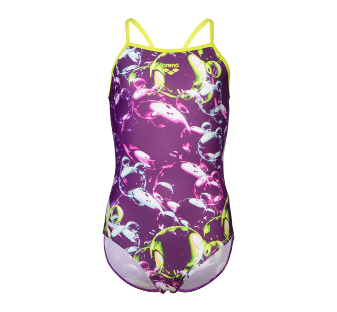 Купальник закритий для дівчат Arena SOAP BUBBLES SWIMSUIT LIGHT DR фіолетовий Діт 164 см 008994-960 164 см