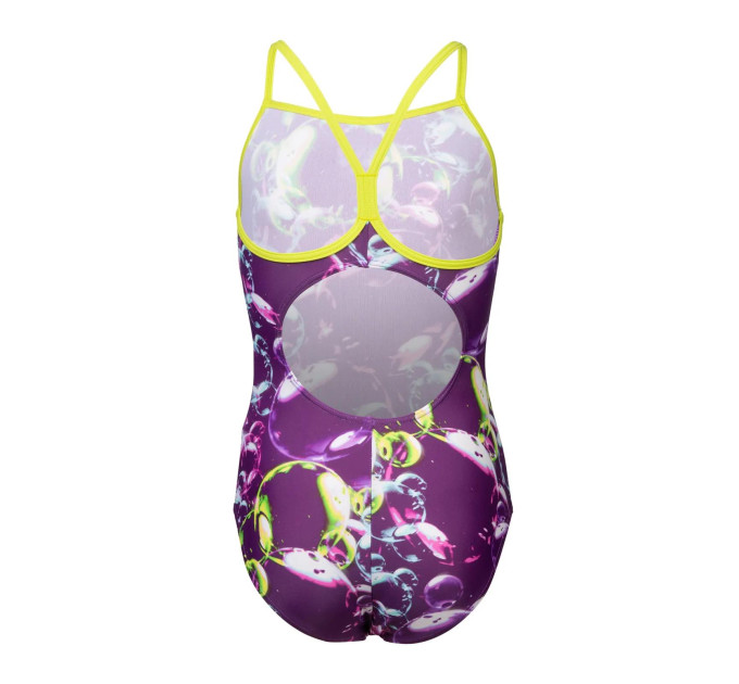 Купальник закритий для дівчат Arena SOAP BUBBLES SWIMSUIT LIGHT DR фіолетовий Діт 164 см 008994-960 164 см