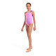 Купальник закритий для дівчат Arena DIM LIGHT SWIMSUIT SWIM PRO BA Рожевий, Фіолетовий 152 см (008104-560 152)