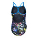 Купальник закритий для дівчат Arena GRAFFITI SWIMSUIT LIGHT DROP B Різнокольоровий 128 см (010289-580 128)