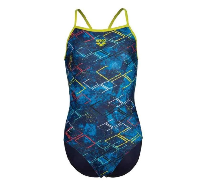 Дитячий Купальник Arena DALY SWIMSUIT LIGHT DROP BACK Cиній 128 см (003294-903 128)