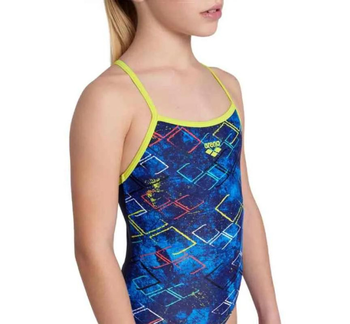 Дитячий Купальник Arena DALY SWIMSUIT LIGHT DROP BACK Cиній 128 см (003294-903 128)
