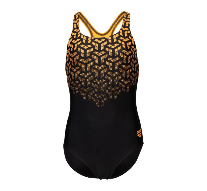 Купальник закритий для дівчат Arena KIKKO V SWIMSUIT SWIM PRO BACK чорний, жовтий Діт 116 см 006748-530 116 см Купальник закритий для дівчат Arena KIKKO V SWIMSUIT SWIM PRO BACK чорний, жовтий Діт 116 см 006748-530 116 см