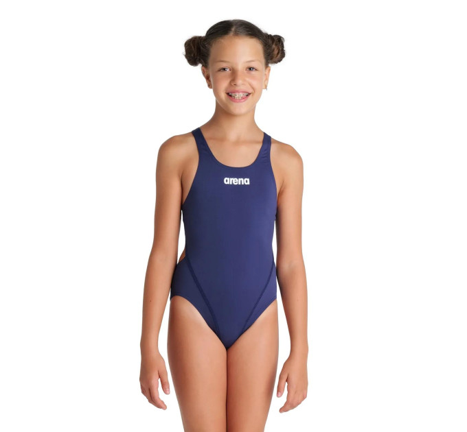 Купальник закритий для дівчат Arena TEAM SWIMSUIT SWIM TECH SOLID темно-синій Діт 128 см 004764-750 128 см