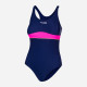 Купальник злитий Aqua Speed EMILY 7008 (367-47) 164 см Темно-синій/Рожевий (5908217670083)