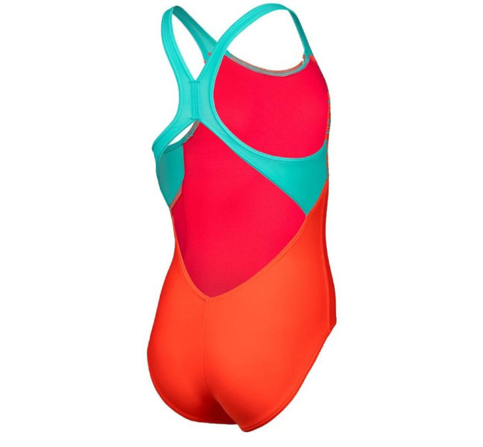 Дитячий Купальник Arena PASTIME SWIMSUIT V BACK Помаранчевий 116 см (008308-980 116)