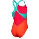 Дитячий Купальник Arena PASTIME SWIMSUIT V BACK Помаранчевий 116 см (008308-980 116)