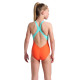 Дитячий Купальник Arena PASTIME SWIMSUIT V BACK Помаранчевий 116 см (008308-980 116)