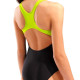 Купальник закритий для дівчат Arena DIM LIGHT SWIMSUIT SWIM PRO BA Чорний, Жовтий 140 см (008104-560 140)