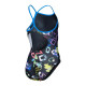 Купальник закритий для дівчат Arena GRAFFITI SWIMSUIT LIGHT DROP B Різнокольоровий 164 см (010289-580 164)