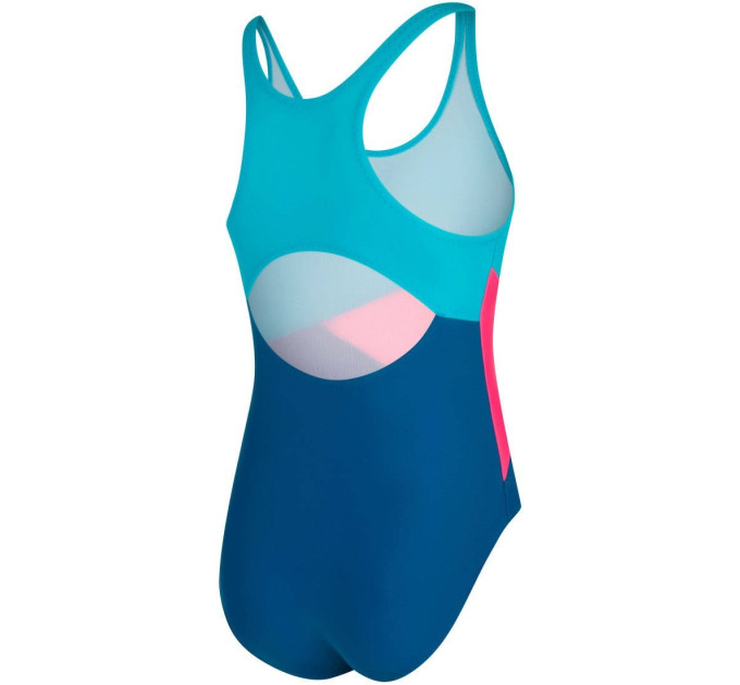 Купальник для дівчаток Aqua Speed POLA 9847 темно-синій, блакитний, рожевий Діт 116см 541-42 116