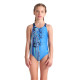 Купальник закритий для дівчат Arena PALETTE SWIMSUIT SWIM PRO BACK блакитний, синій Діт 128 см 007918-770 128