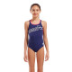 Купальник закритий для дівчат Arena LOGO SWIMSUIT SWIM PRO Синій 140 см (010287-590 140)