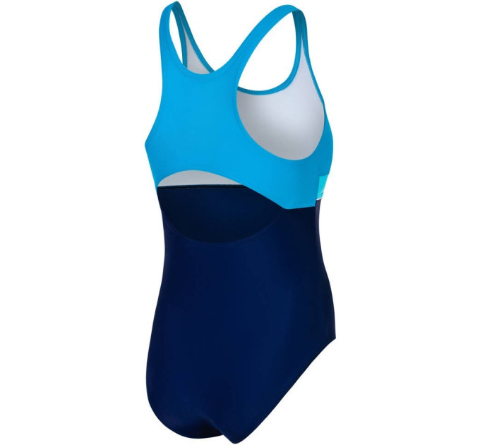 Купальник для дівчаток Aqua Speed EMILY 4105 темно-синій, блакитний Діт 134см 367-42 134