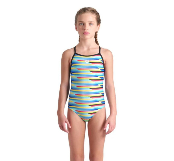 Купальник для дівчаток Arena RACING STRIPE SWIMSUIT LIGHTDR мультиколор Діт 128 см 009006-550 128