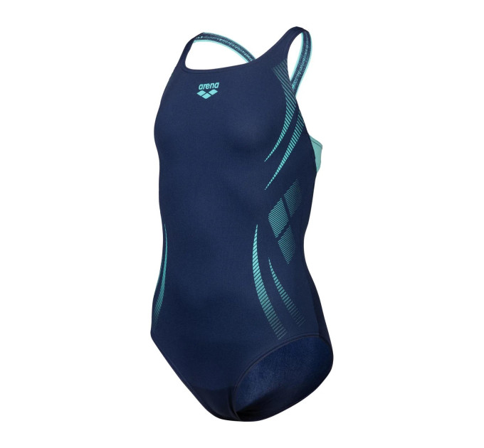 Купальник закритий для дівчат Arena POSEIDONIA SWIMSUIT SWIM PRO B синій Діт 128 см 009005-780 128 см