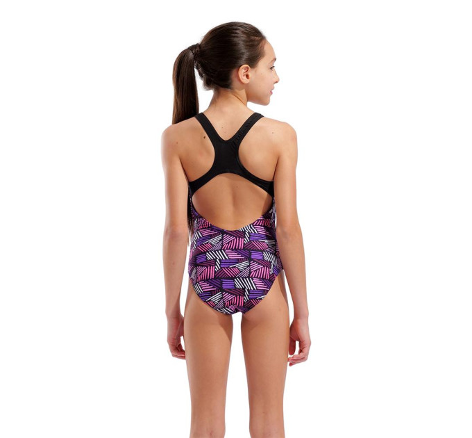 Купальник закритий для дівчат Arena CANDIES SWIMSUIT SWIM PRO BACK Фіолетовий 152 см (010285-990 152)