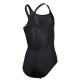 Купальник для дівчаток Arena TEAM SWIM PRO SOLID L чорний, білий Діт 128 см 005755-550 128