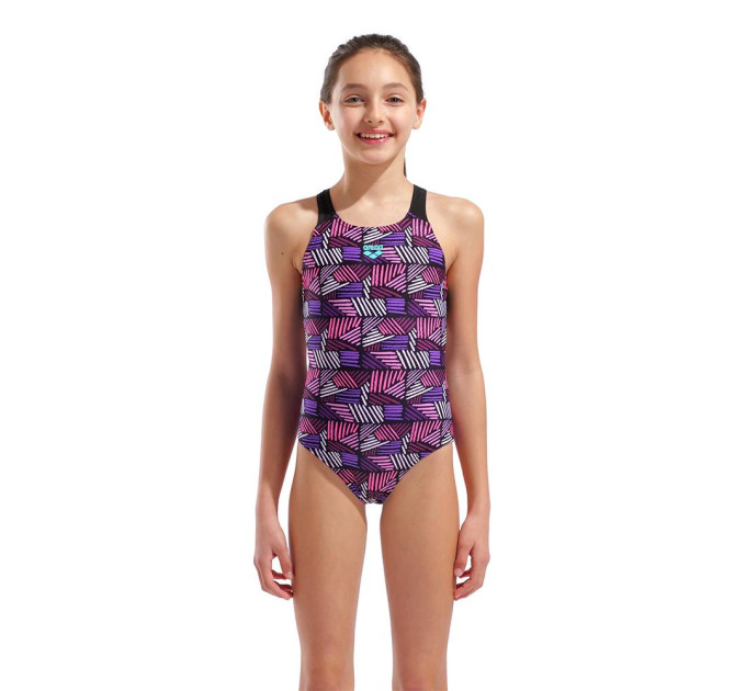 Купальник закритий для дівчат Arena CANDIES SWIMSUIT SWIM PRO BACK Фіолетовий 164 см (010285-990 164)