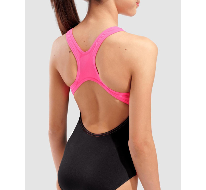 Купальник закритий для дівчат Arena SPRAY PAINT SWIMSUIT SWIM PRO Різнокольоровий 164 см (010286-590 164)