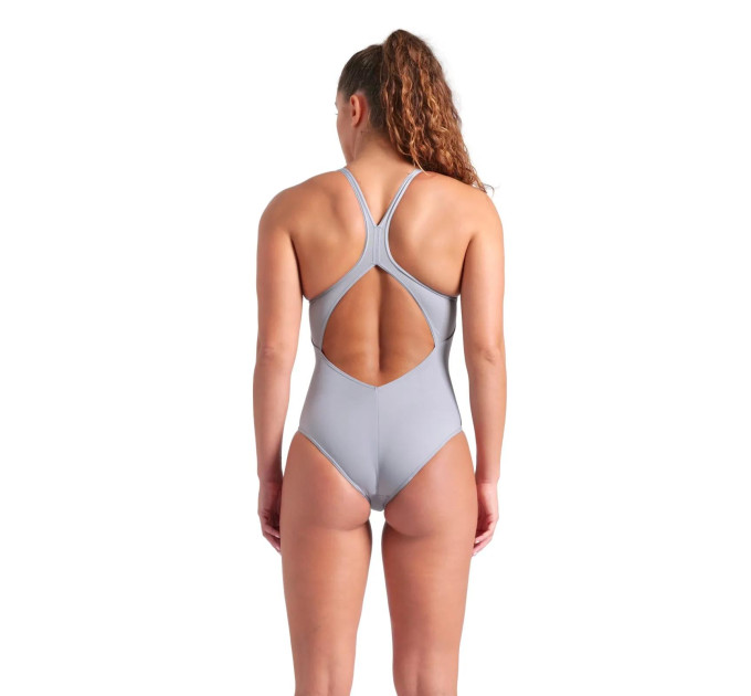 Купальник закритий для жінок Arena TRAIL SWIMSUIT V BACK сірий Жін 38 009022-520 38