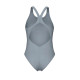 Купальник закритий для жінок Arena TRAIL SWIMSUIT V BACK сірий Жін 38 009022-520 38