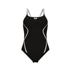 Купальник закритий для жінок Arena PRO_FILE SWIMSUIT SOLID чорний, білий Жін 42 008055-510 42