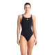 Жіночий Купальник Arena PRO_FILE SWIMSUIT SOLID Чорний 38 (008055-590 38)