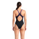 Жіночий Купальник Arena PRO_FILE SWIMSUIT SOLID Чорний 38 (008055-590 38)